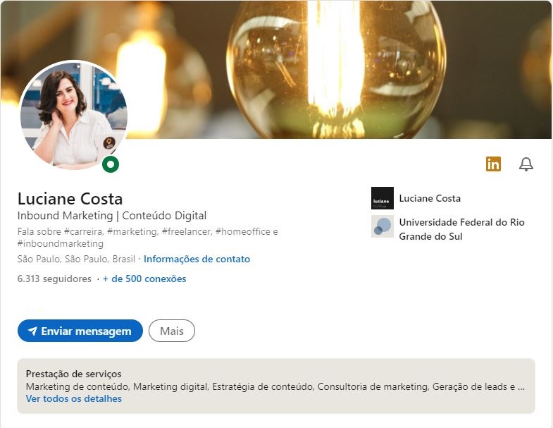 linkedin Lu freela internacional